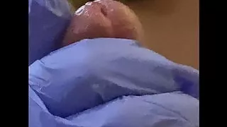 Hardest Latex Cock-Head Massage