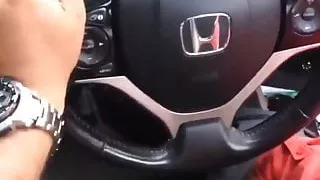 turkish blind blowjob  in moving car