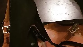 Her cum stained slutty shoes