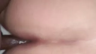 Young BBC creampies mature white BBW