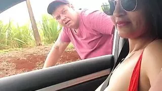 Showing breasts to strangers