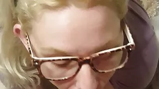 Married slut Nicole sucks dick in her husband's bed