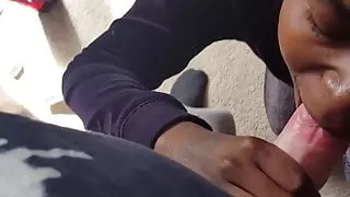 hood bitch, blowjob  and swallow