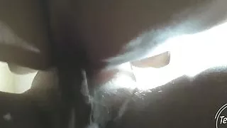 Quick creampie in plus size model