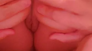 Close up hole spreading and dirty talk