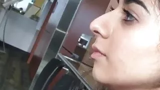 Cutie Sharon sucks and takes dick