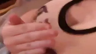 Billie Eilish slaps big jugs edit