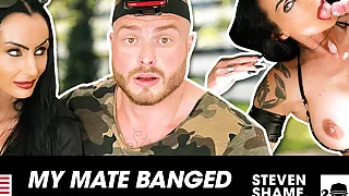 Mature gothica Sidney Dark likes getting dogged by a rando