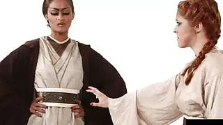 Juicy Jedis Penny Pax & Skin Diamond Play Mind Tricks & Cum!