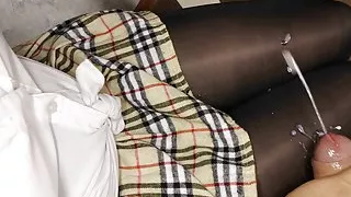 The teen jerks off a classmate's dick - milking - SanyAny