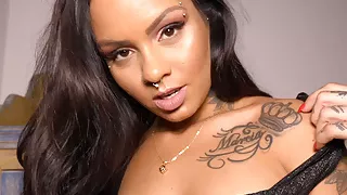 Hot Brazilian amateur babe gives horny POV blowjob and has sex on cam