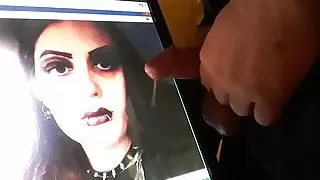 Huge load for hot goth  girl