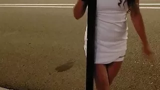 Street pole dancing