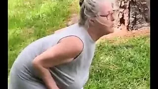 Saggy Tits  Braless Granny