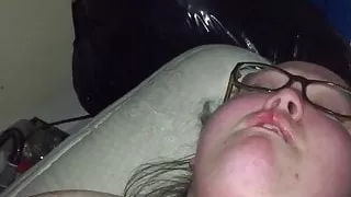 Fat slut getting gunned down