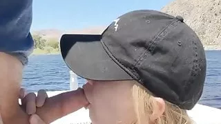 Gorgeous Blonde Rides and Creampie On A Boat