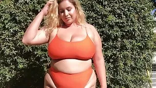 Plus Size Swimwear Try On