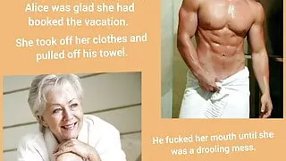 Cougar Grannies and step moms caption 4