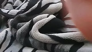 Stepmom talks to her husband while he fucks with stepson