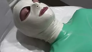 Latex Danielle relaxing in the ambulance, soft version