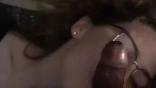 Nerdy Chick Sucking BBC
