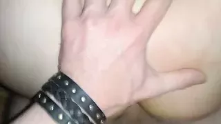 Painful dry anal sex