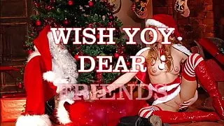 My hitting day, I fuck my man with a strapon! Happy New Year, friends!