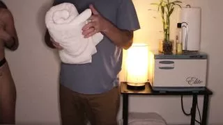 Bailey from Shady Spa gives an incredible blowjob