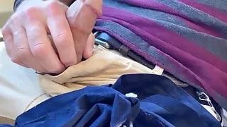 Jerking off on the train