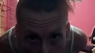 Didlo deepthroat for sissy