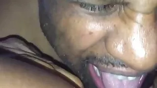 Eating my favorite snack