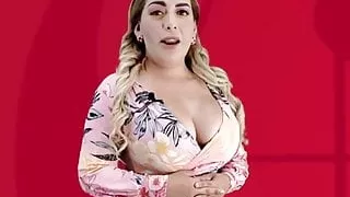 Latina weather girl Arely Hernandez Montenegro