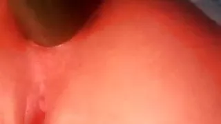 At it again with a cucumber