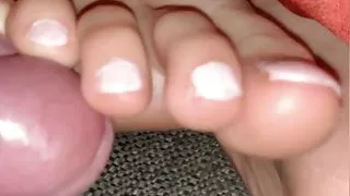 Girls feet After 2 days Shopping tour