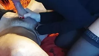 Oral sex and Fingering His Ass, Prostate Massage to orgasm