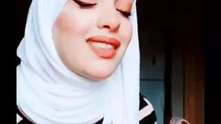 Horny Hijab  Orgasm Face, Slow Motion, Tiktok