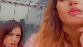 Ugly desi randi showing off dick sucking skills