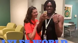 white girl fucks with black guy after interview
