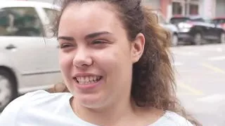 Busty Mia proves her pickup skills with rookies in the stree