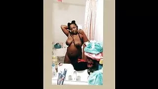 Ebony full body nude