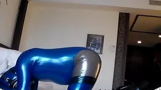 Latex Couple Has Hardcore Fuck with Strapon