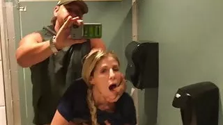 Boss Visits The Sexy Nurse in Hospital's Bathroom