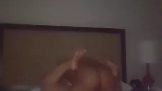 Thick Indian with pretty feet up in air