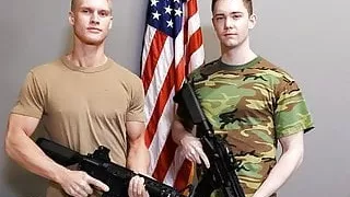 Army Cadet Sucks Cock For The Very First Time - ActiveDuty