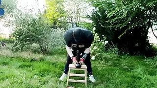 Football-Pup outdoor training session with David