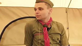ScoutBoys - Young twinks caught by older man then fucked