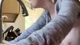 Fucking Friend’s Wife in Kitchen