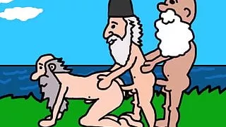 Rudelbumsen, Schwuler Sex, Griechischer Sex, Sexorgie, Sex im Freien, Vintagesex