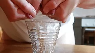 Lactating, I Drink My Own Breast Milk