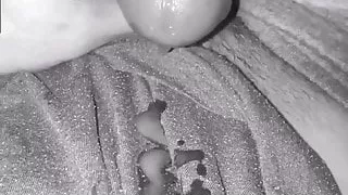 Slow mo self ruined orgasm lots of cum